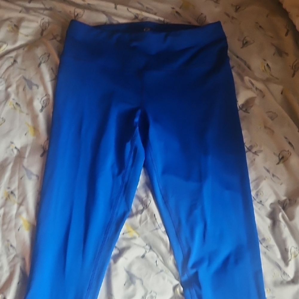 90 Degree By Reflex Royal Blue Leggings